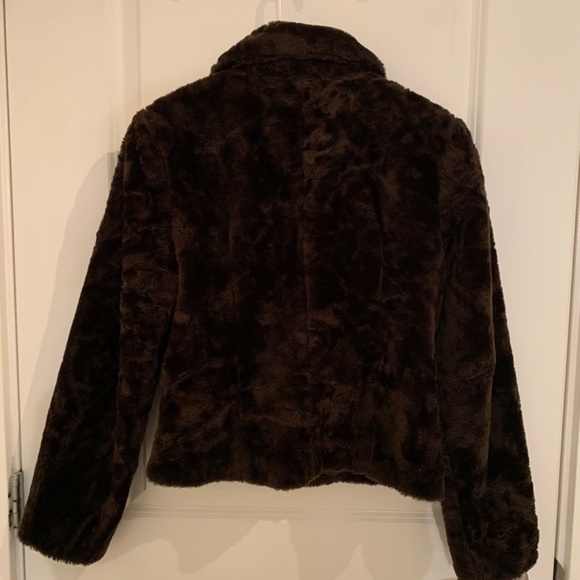 Miss Selfridge UK Faux Fur Lined Short Coat Size XS - Picture 7 of 11